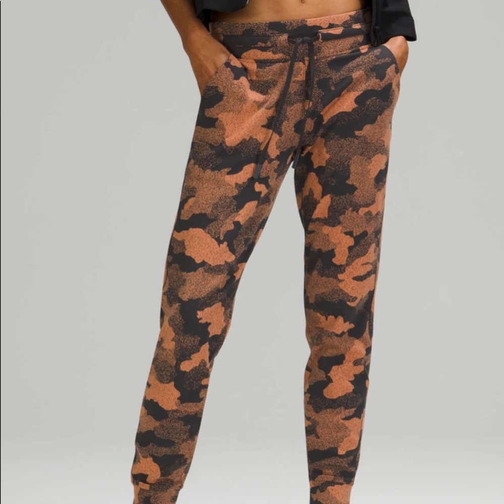 Lululemon Ready to Rulu Jogger 29" orange and grey camo - 12